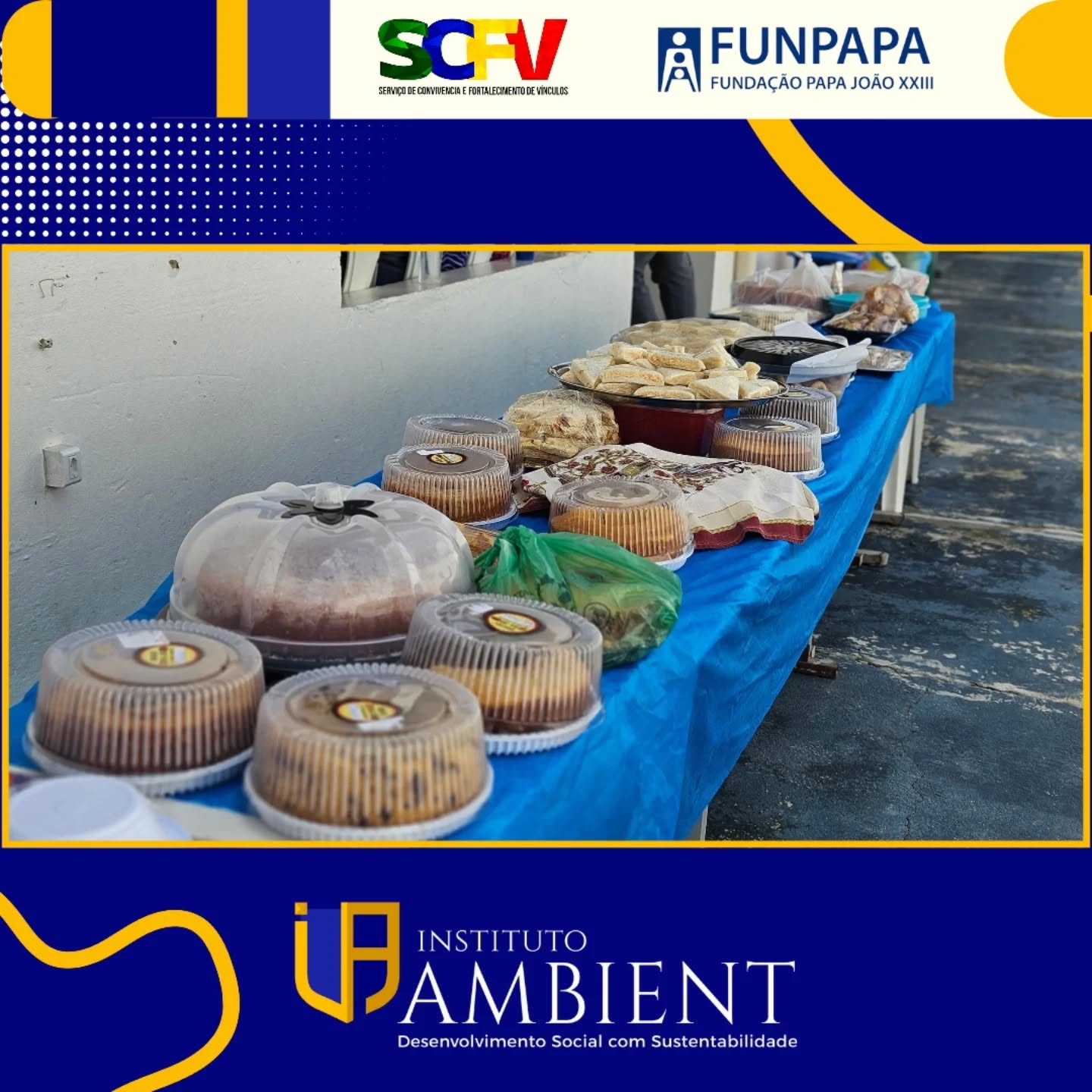 Hoje é o dia da culminância das atividades do SCFV, um projeto do Instituto Ambient com financiamento da FUNPAPA.