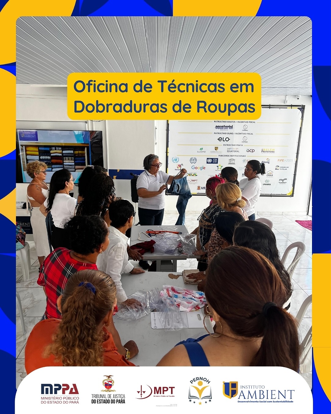 Hoje foi dia de organização e criatividade no Instituto Ambient! 💡