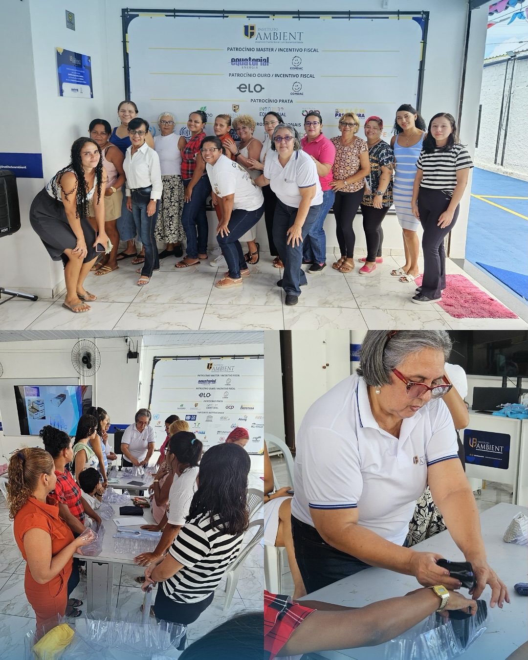 Hoje foi dia de organização e criatividade no Instituto Ambient! 💡