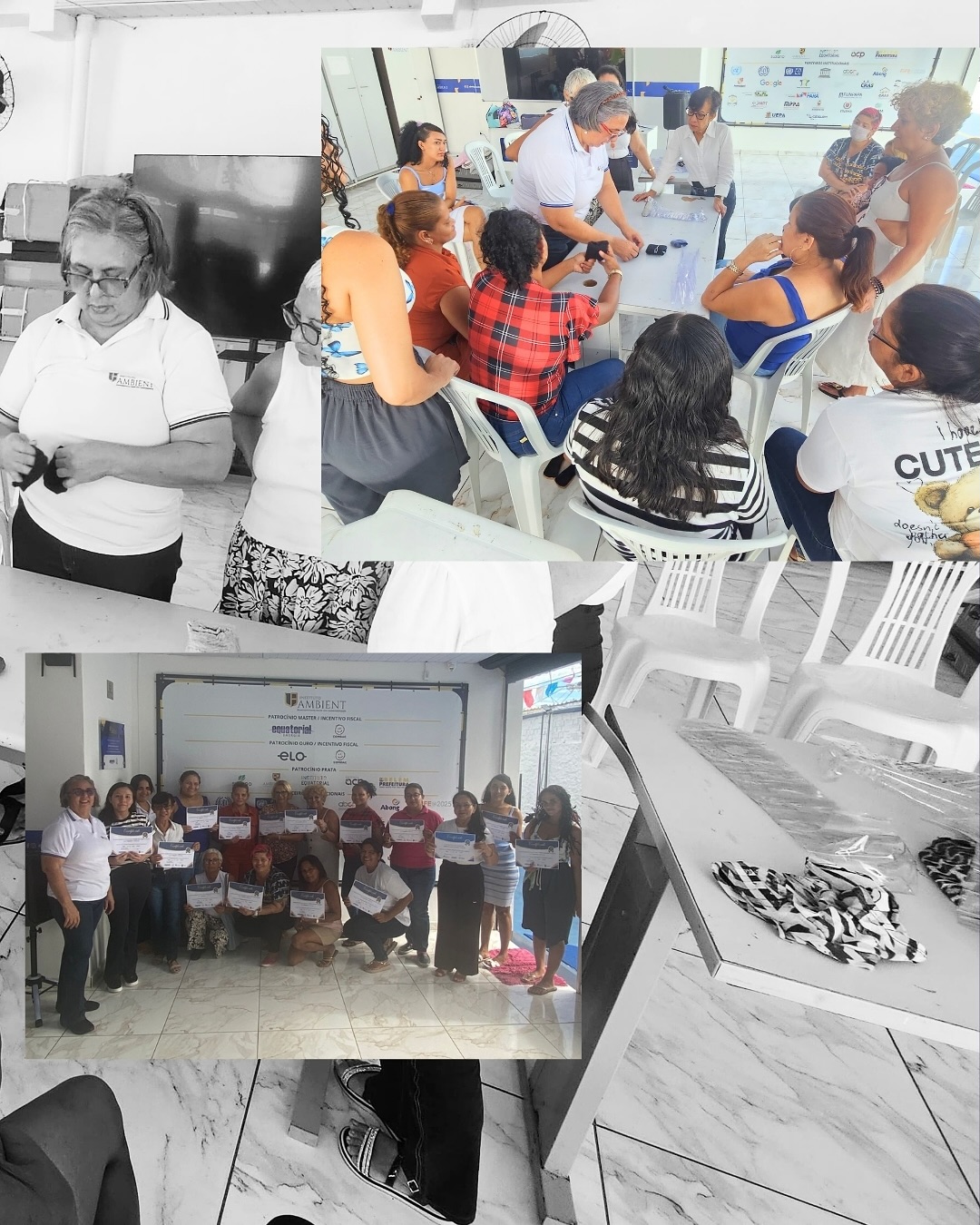 Hoje foi dia de organização e criatividade no Instituto Ambient! 💡