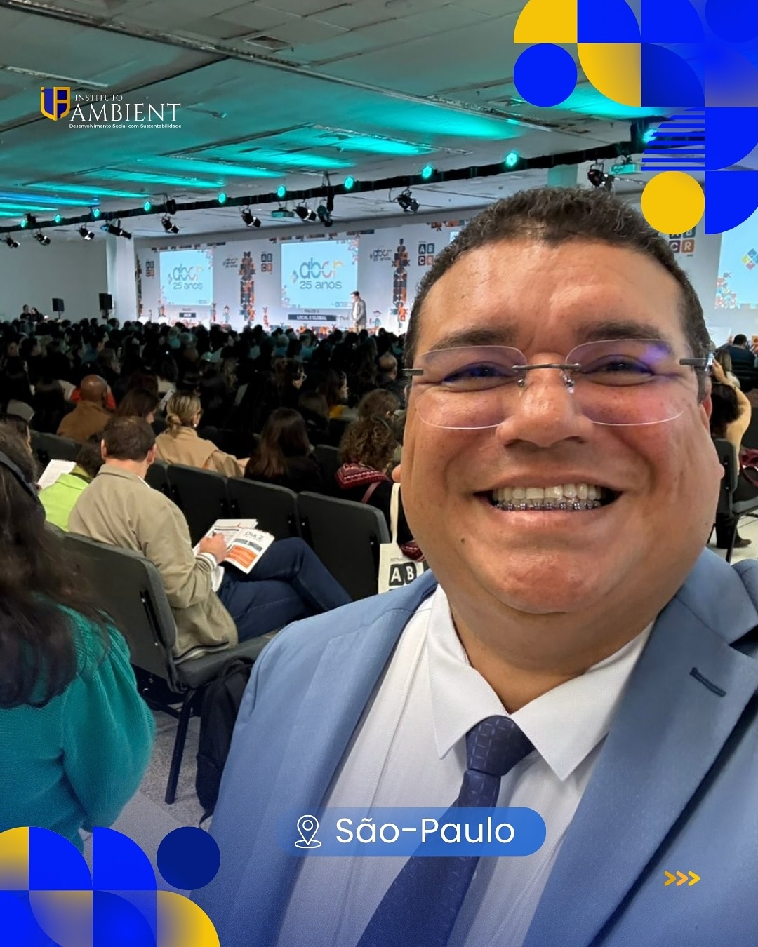 O Instituto Ambient marcando presença no Festival ABCR 2025, o maior encontro de mobilização de recursos da América Latina! 🤝✨