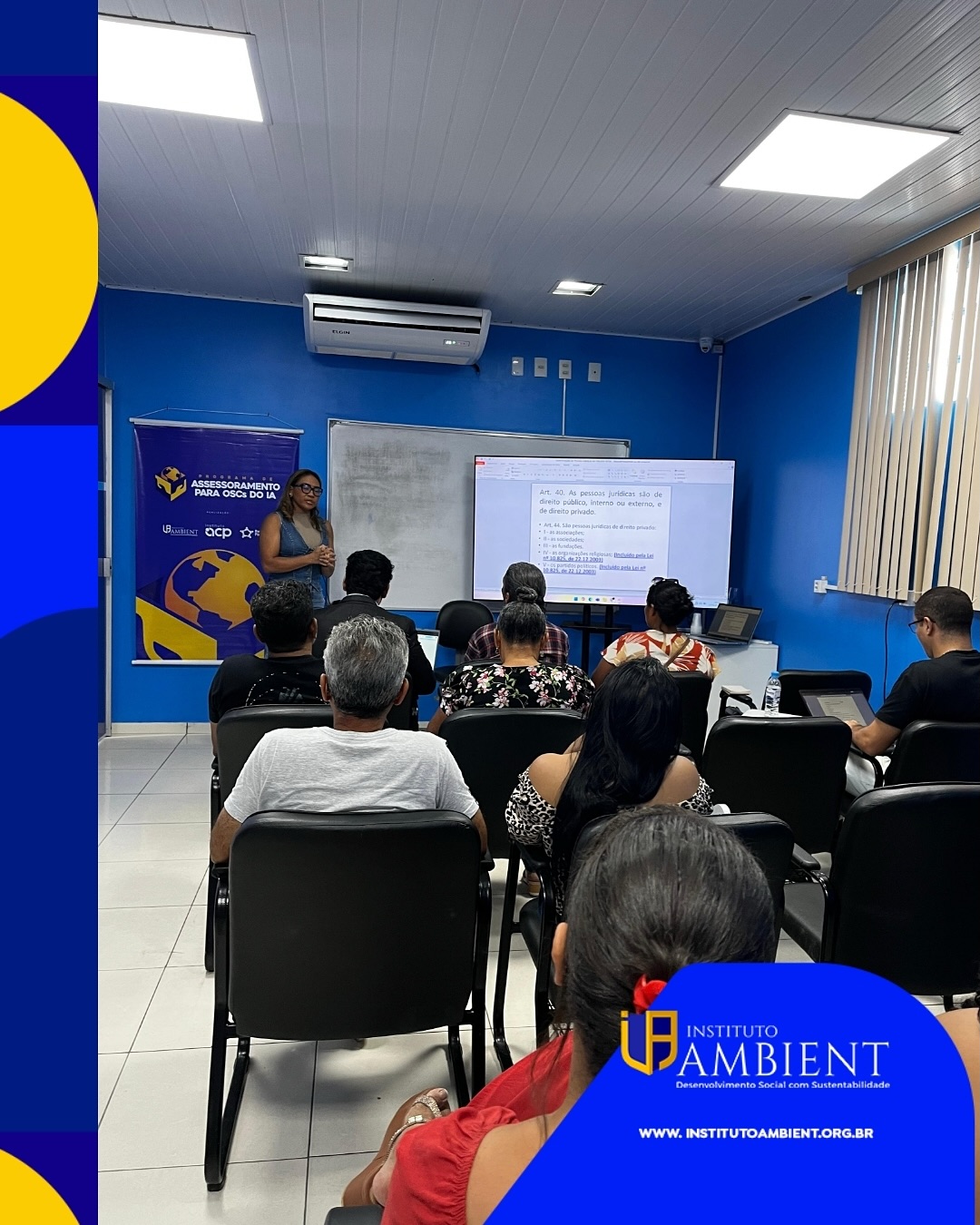 📸✨ Compartilhamos alguns registros da palestra “Constituição de Pessoas Jurídicas no Terceiro Setor”, ministrada pela Dra. Gisele Nogueira, Analista do 2º RTDPJ de Belém/PA (Cartório Valle Chermont).