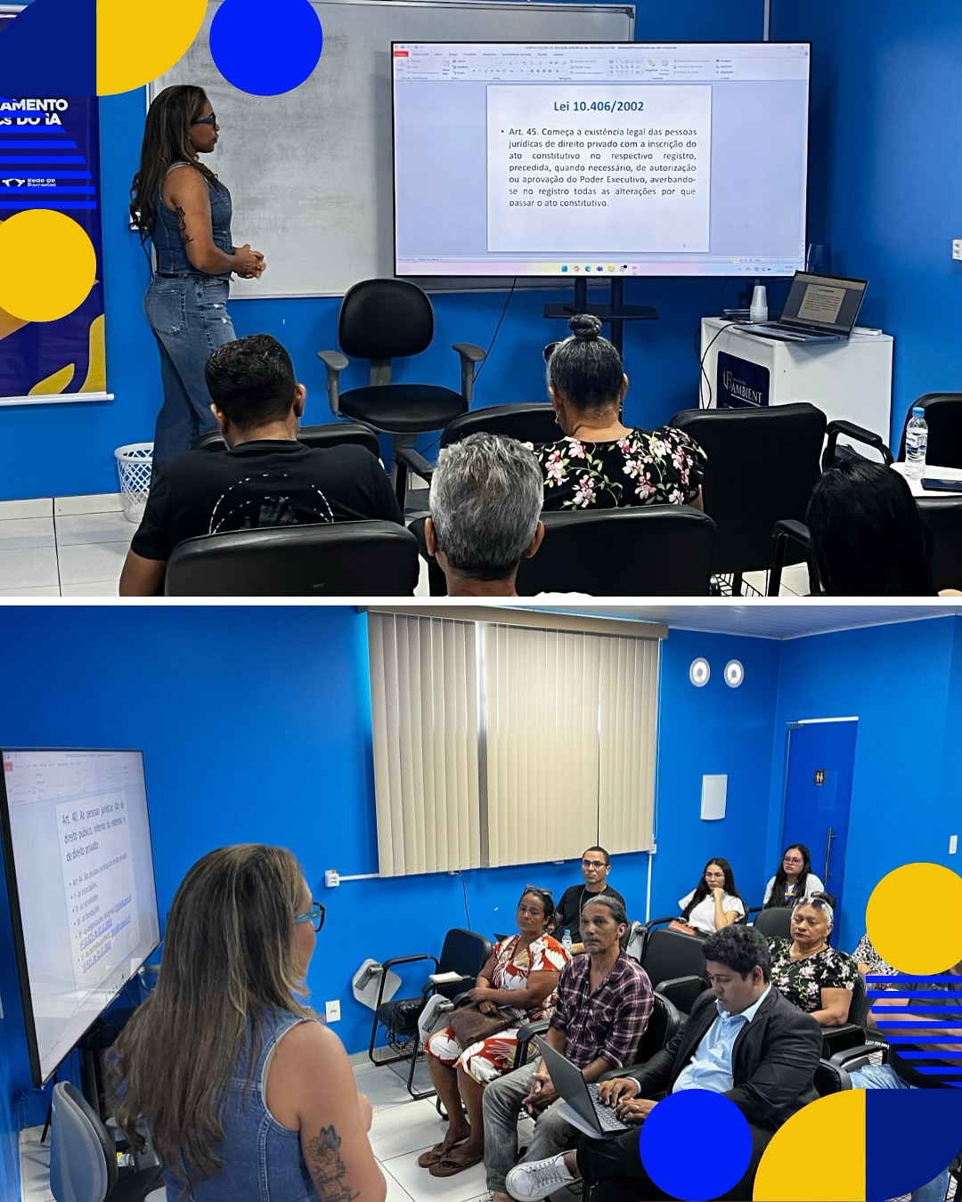 📸✨ Compartilhamos alguns registros da palestra “Constituição de Pessoas Jurídicas no Terceiro Setor”, ministrada pela Dra. Gisele Nogueira, Analista do 2º RTDPJ de Belém/PA (Cartório Valle Chermont).
