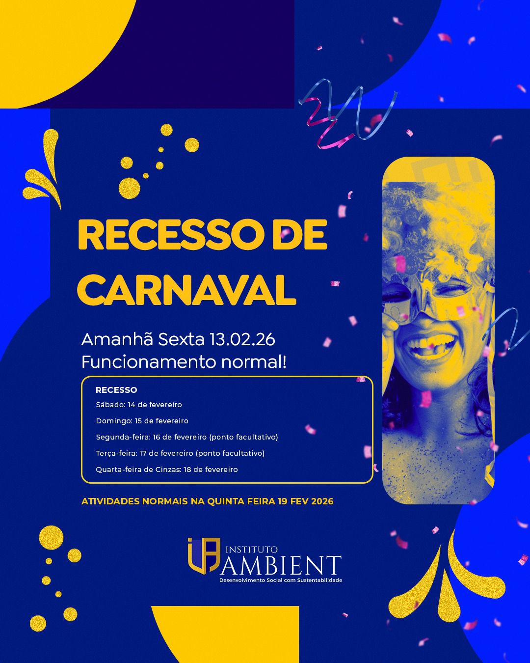 Recesso de Carnaval 