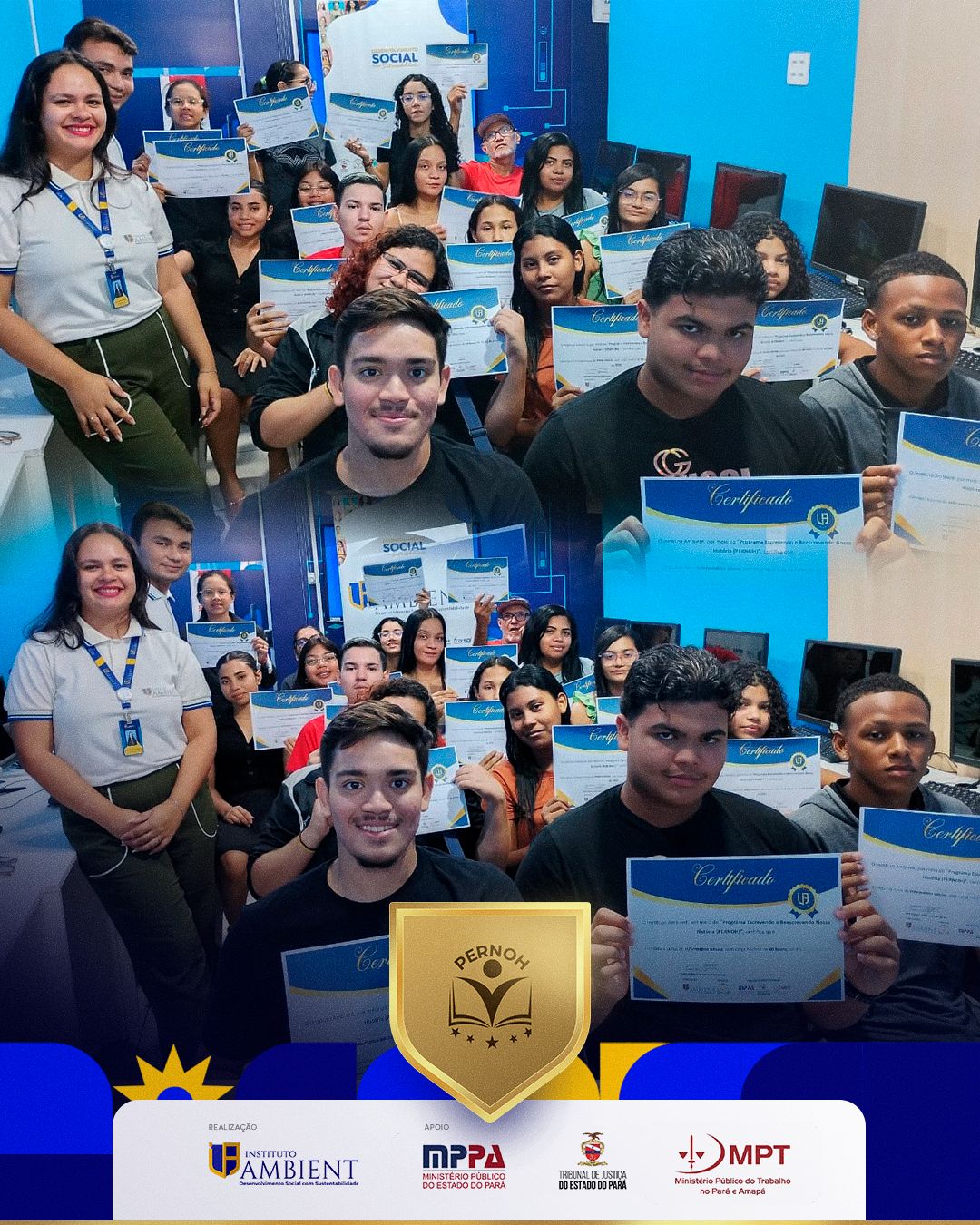 🎓✨ Hoje foi dia de celebração no Polo do Instituto Ambient – IA!